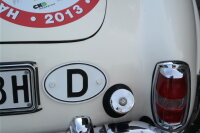 D-Schild Blech mit Baujahr