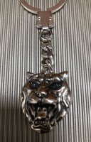 Jaguar crawler Sterling silver key fob