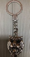 Jaguar crawler Sterling silver key fob