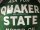Quaker State Blechschild